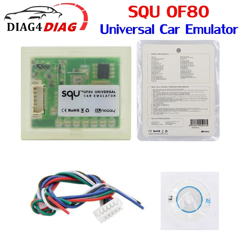 SQU OF80 Universal Car Emulator Signal Reset Immo Programs Car Diagnostic Tool Seat Occupancy Sensor For Multi-Brand Cars