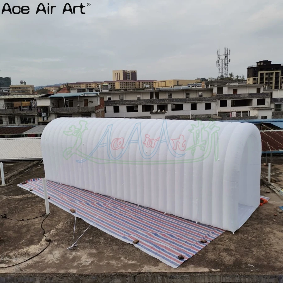 Tenda inflável do túnel da porta da terra projetada de hábil, canal da cobertura da fase do VIP com cortinas para a festa ao ar livre à venda feita na China