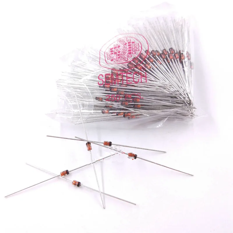 100 pz/lotto 1 n4761a nuovo 1W 43-56V 1 n4755a IN4756 1 n4757 IN4758A