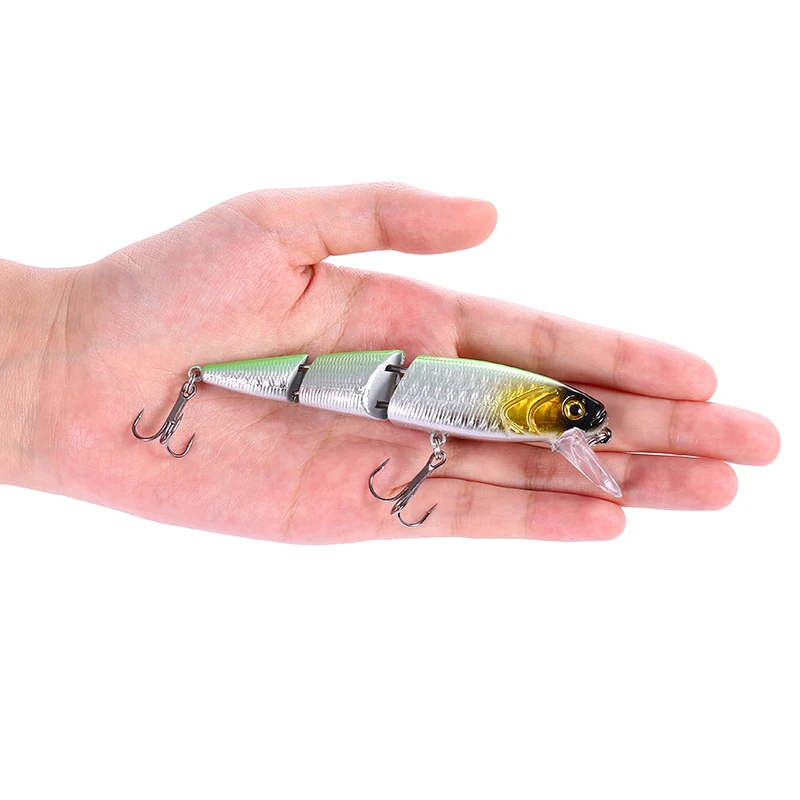 

11.5cm 15g Sinking Wobblers Fishing Lures Crankbait Swimbait 3 Segment Lures Jointed Hard Artificial Bait For Fishing Tackle