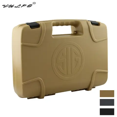 VULPO 전술 권총 케이스 권총 보관 케이스 Sig Sauer P238 P938 P365 가방 사냥 페인트 볼 액세서리 운반 상자