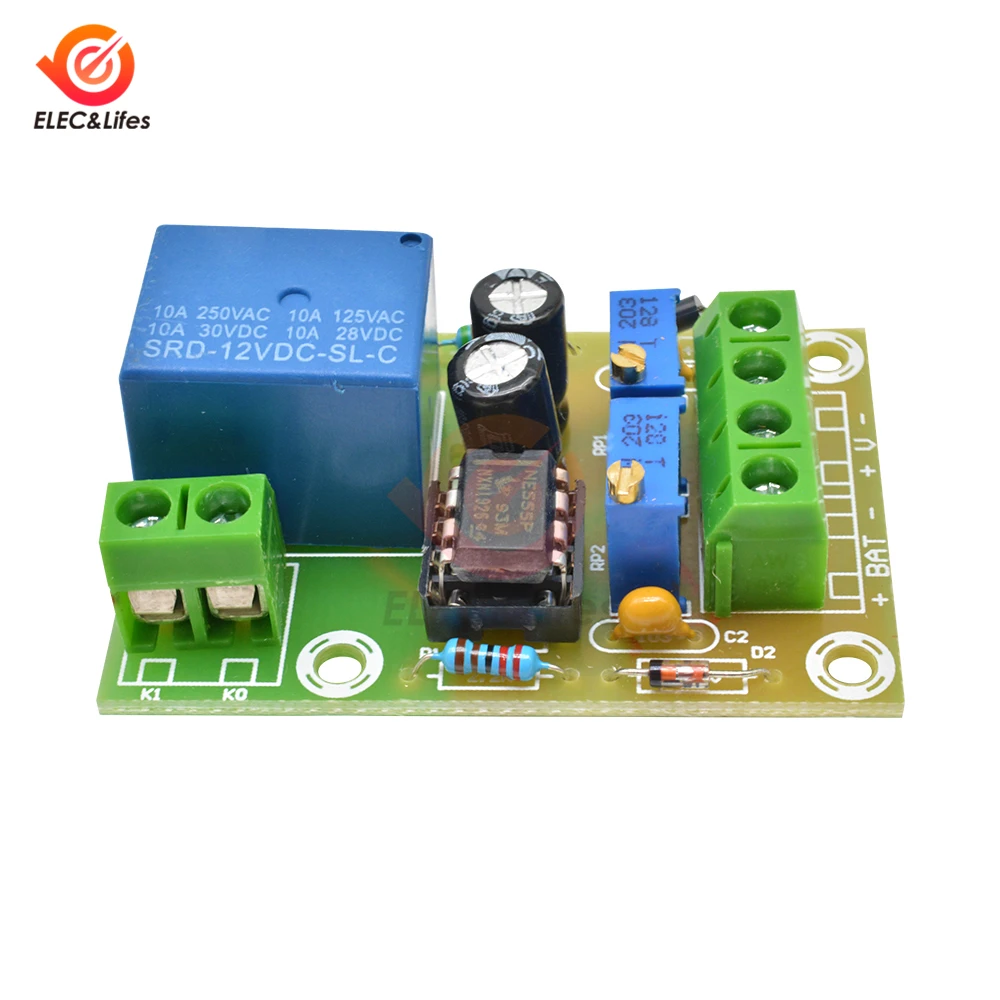 XH-M601 12V Battery Charging Control Board Intelligent Charger Power Control Panel Automatic Charging Power Control Switch Board