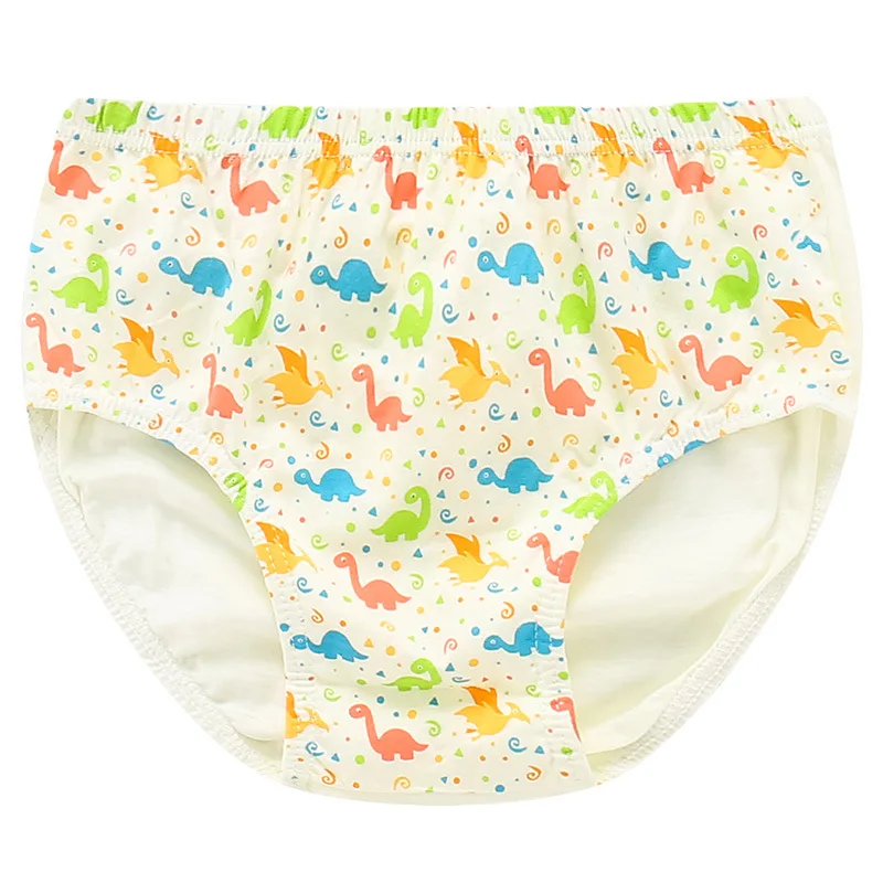 5pcs/box Boys Briefs Underwear Cotton Spandex Cartoon Dinosaur Stretchy Panties Kids Clothes 1 2 3 4 5 6 7 8 Year Old OBU203117 image 4
