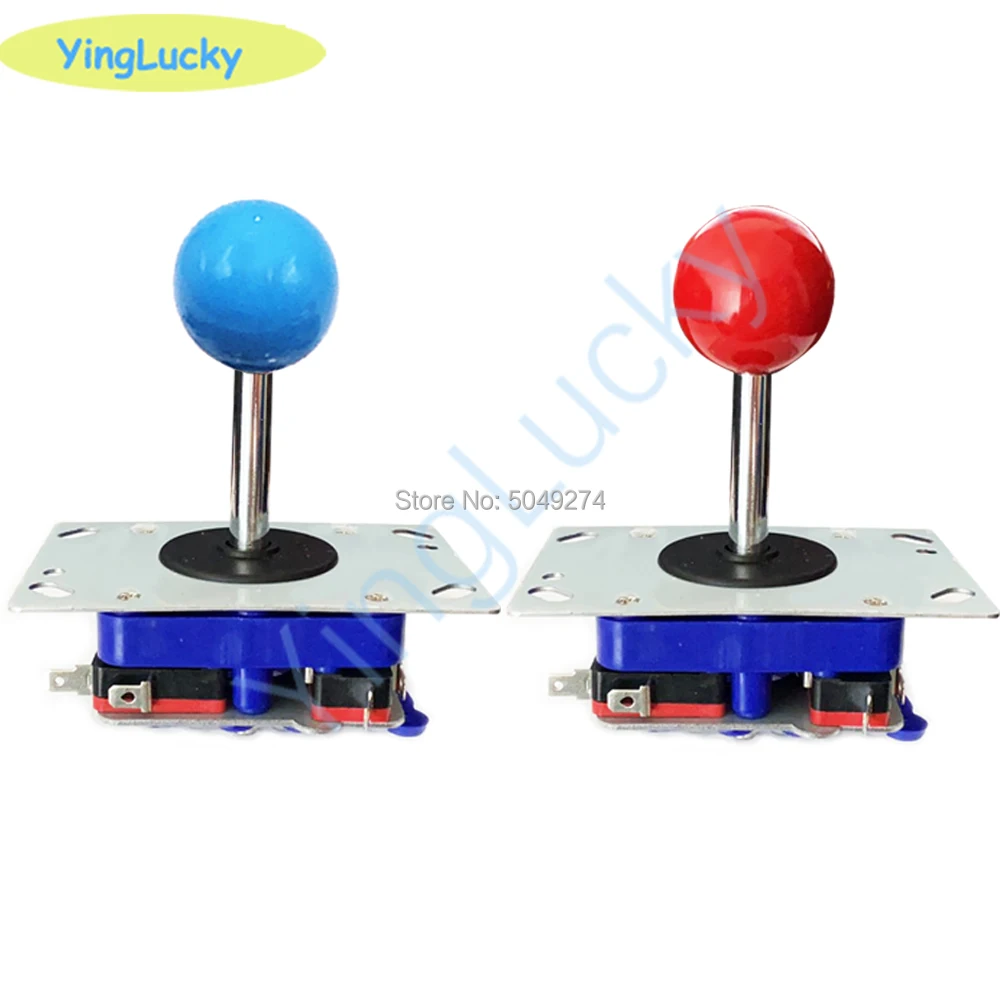 2pcs arcade joystick DIY arcade cabinet kit copy zippy joystick with micro-switches used arcade game machine