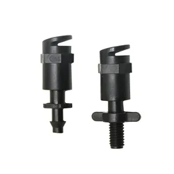 Garden 180 Degrees Refraction Nozzle Misting Sprinkler Barbed Thread Connector Fruit Tree Lawn Watering Sprinklers 10Pcs