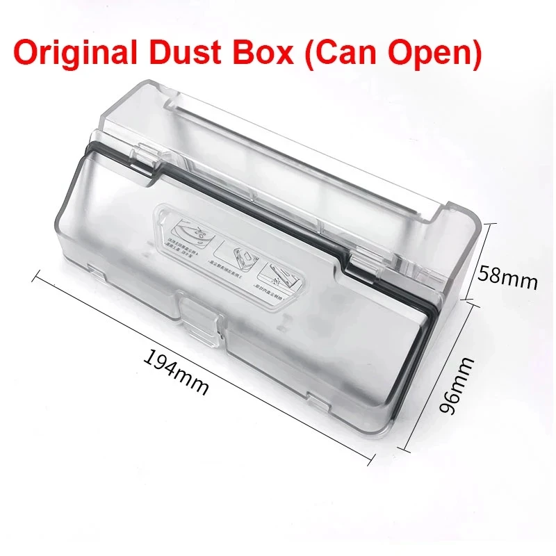 2 In 1 Water Tank Stof Doos Voor Xiaomi Mijia STYTJ02YM/Viomi V2 Pro/V3 Robotic Stofzuiger stof Box Water Tank Vervanging