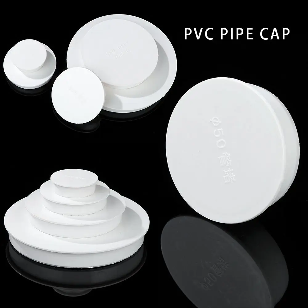 3/5/10pcs 50/75/110/160mm โPipe Cap Decor Cover Fall Tube Insert Plugs Water Stop Hose End Connectors Hardware Fitting