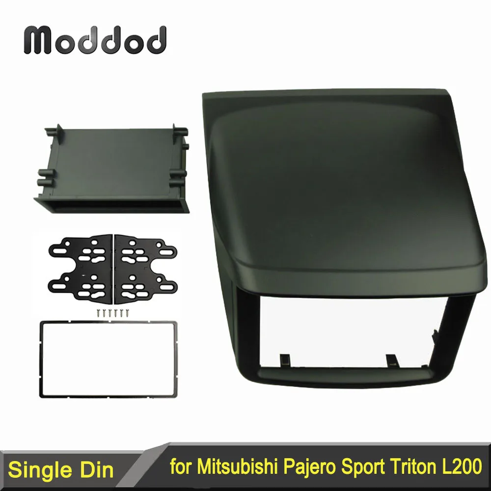 

1 or 2 Din Stereo Panel for Mitsubishi Pajero Sport Triton L200 Radio DVD Dash Mounting Installation Trim Kit Face Frame Fascia