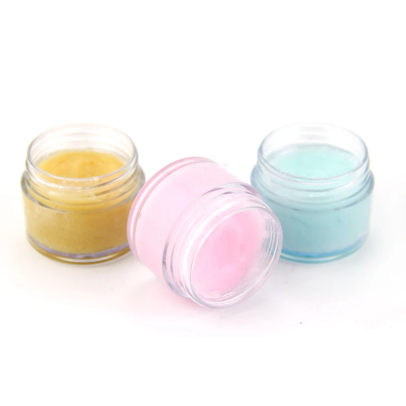 3 colors Lip Scrub Private Label Wholesale Safety Gentle Comfort Makeup Make Up Chapstick Lip Moisturizer