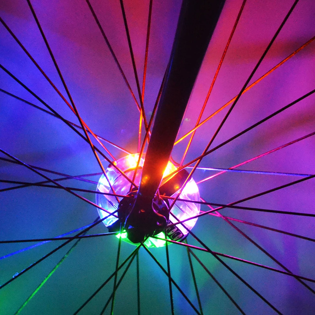 Wink Bicycle Hub Lights LED Magic Front Tail Spoke Wheel Warning Light Bicycle Lamp Cycling Bike Accessories