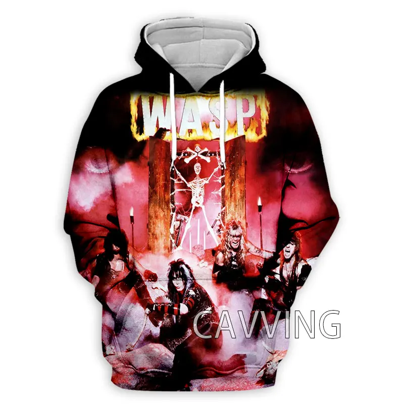 New Fashion Women/Men's 3D Print  W.A.S.P Rock  Hoodies Hooded Sweatshirts Harajuku Hoodie Sweatshirts Tops Clothing  H01