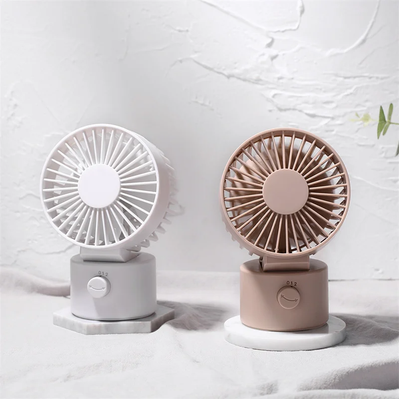 พัดลมไฟฟ้าแบบพกพาพัดลม Mini USB Double Sided Leaf สองเกียร์ Cooler Cooler สำหรับสำนักงานบ้านฤดูร้อนเขย่าหัว FS35