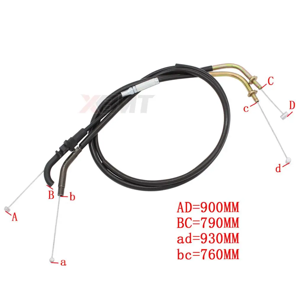 Motorcycle Throttle Cable For Kawasaki ER-6N ER6N ER650 2009 2010 2011 2012 2013 2014 2015 2016