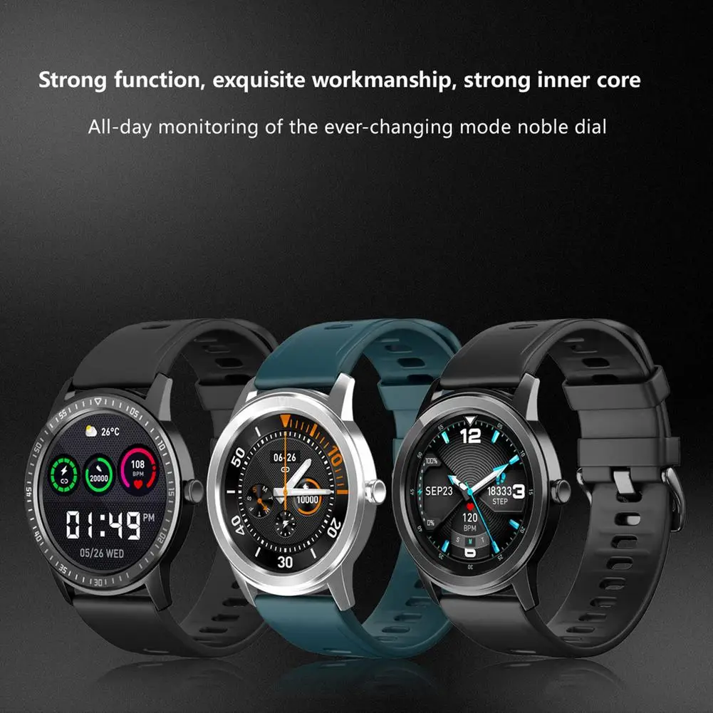 

Q669 Full Touch Women Smart Watch Activity Health Tracker Heart Rate Monitor Sports Waterproof Smart Watch Men For Android IOS