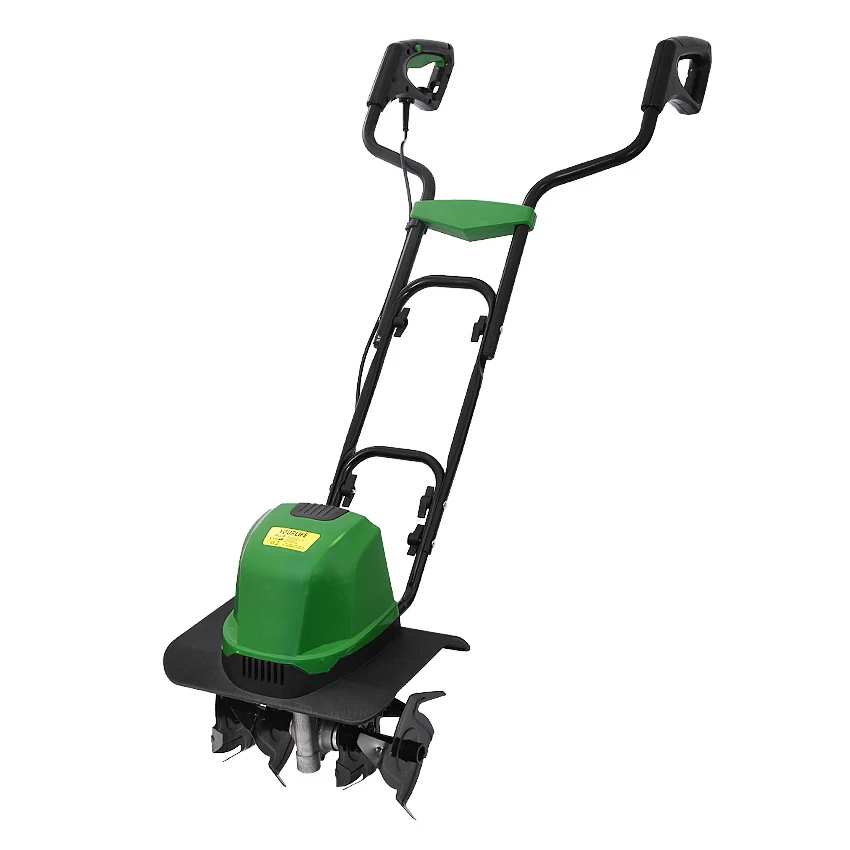 TLEG-01A Mini Tiller Electric Plough Machine Cultivator Scarifier Garden Household Soil Ploughing Digging Loosening Equipment