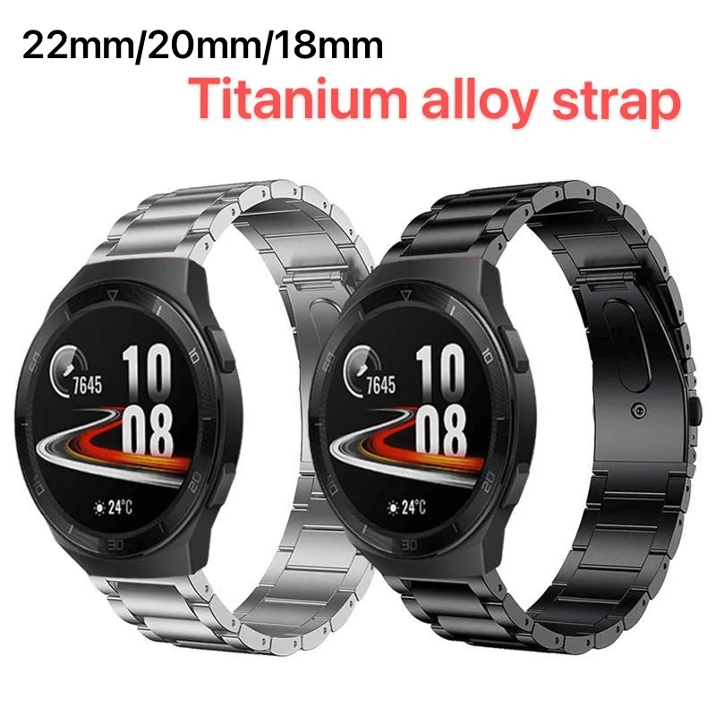 22mm-20mm-18mm-titanium-alloy-strap-for-samsung-galaxy-watch-3-huawei-watch-gt2-stainless-steel-bracelet-band-for-amazfit-gtr