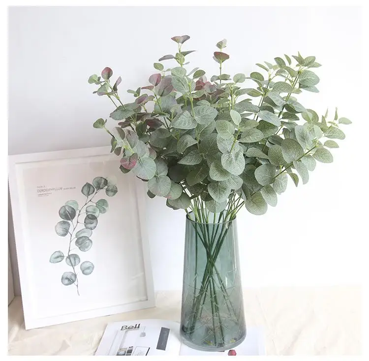 

68 CM Artificial Plant Eucalyptus Green Plant Branch Leaves Home Garden Party Decorative DIY Plant Wall Photography Props