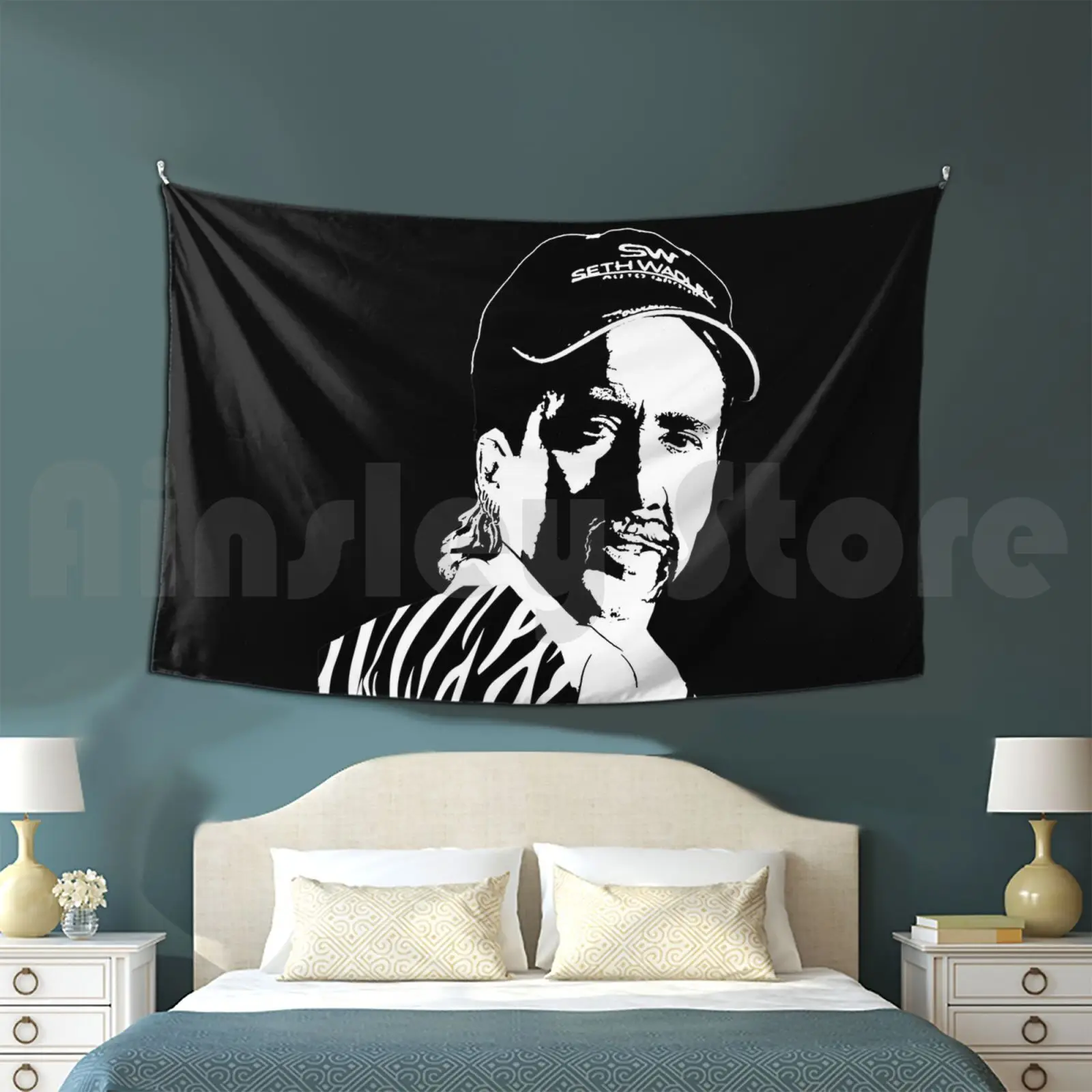 Tiger Cage-Nicolas Cage Tapestry Background Wall Hanging Nicolas Cage Nicholas Cage Cage Meme Nicolas Nic Cage