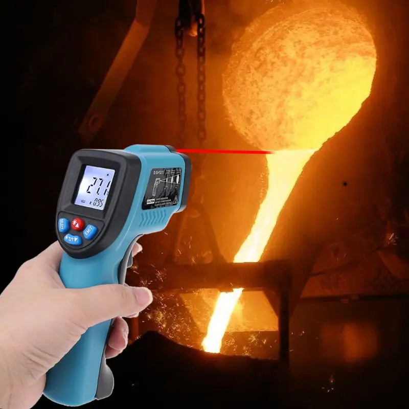 LCD Display Non-contact Digital Infrared Thermometer IR Temperature Meter GM550 Pyrometer -50~550 Degree