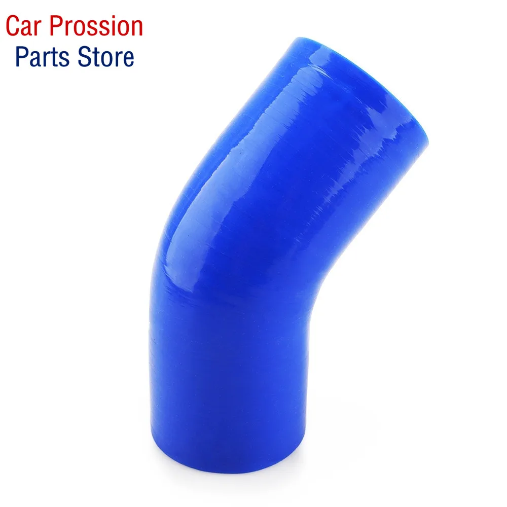 

45 degree Silicone Elbow Hose 38 45 51 57 63 70 76 83 89 102MM Rubber Joiner Bend Tube for Intercooler Cold Air Intake Hose