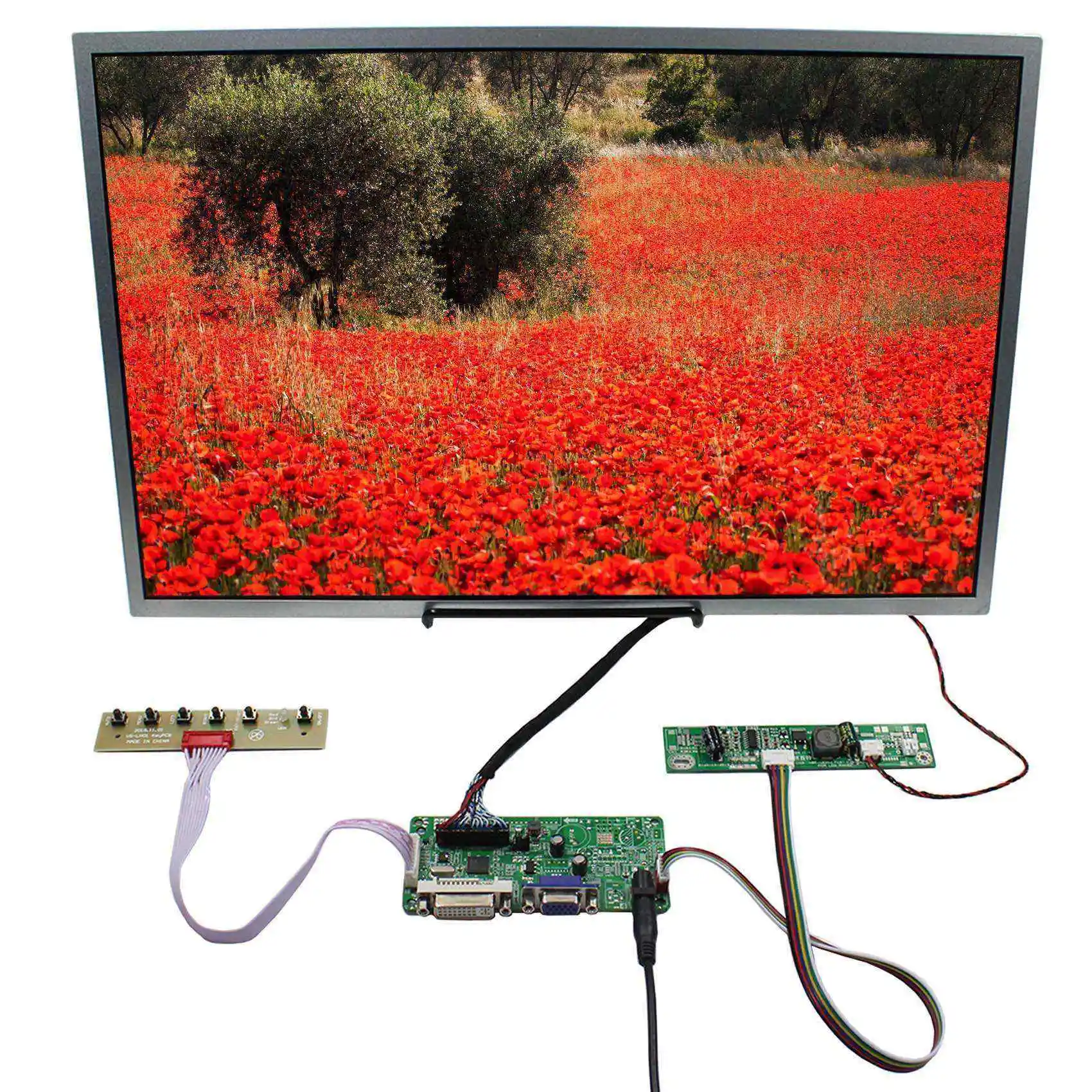 

19inch M190CGE-L20 1440x900 LCD Screen Contrast Ratio 1000:1 with DVI VGA LCD Controller Board