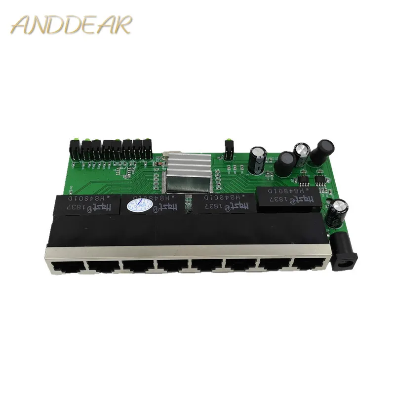 

OEM New model 8 Port Gigabit Switch module Desktop RJ45 Ethernet Switch module 10/100/1000mbps Lan Hub switch module 8 portas