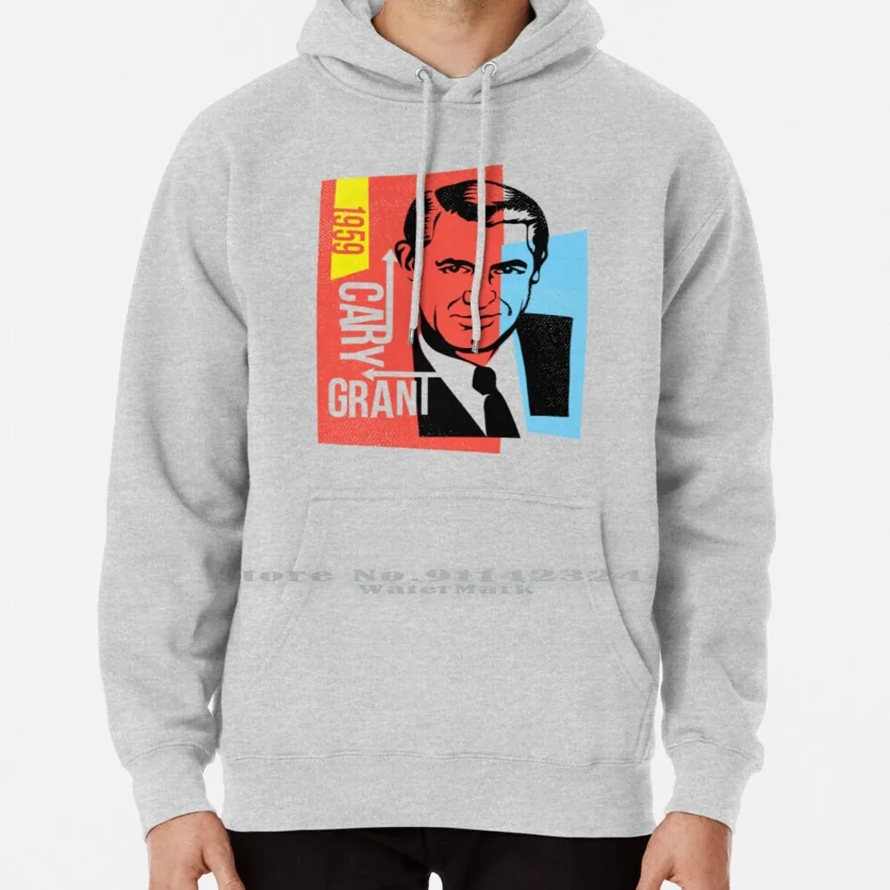 

Original Graphic Design Portrait Of Cary Grant Hoodie Sweater 6xl Cotton Cary Grant Movie Star Classic Movies Retro Vintage