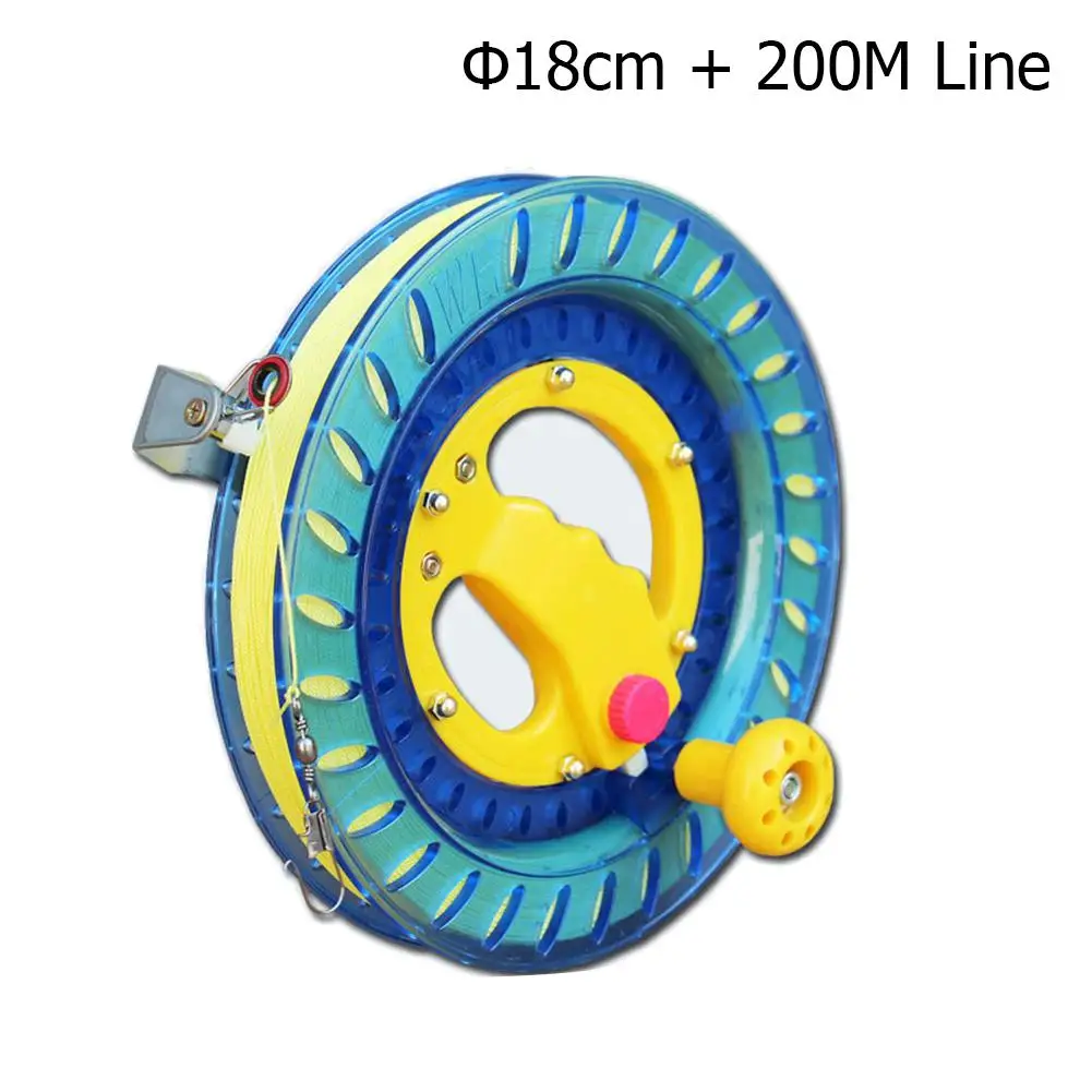 Professional Kite Line Winder Winding Reel Grip Wheel + String Flying Tools & Lock Kites for Adults Toys for Children