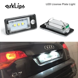2 pezzi nessun errore LED luce targa modulo lampade bianche per Audi Q7 4L A3 8P A4 S4 RS4 B6 B7 A5 A6 C6 RS6 A8 S8 D4