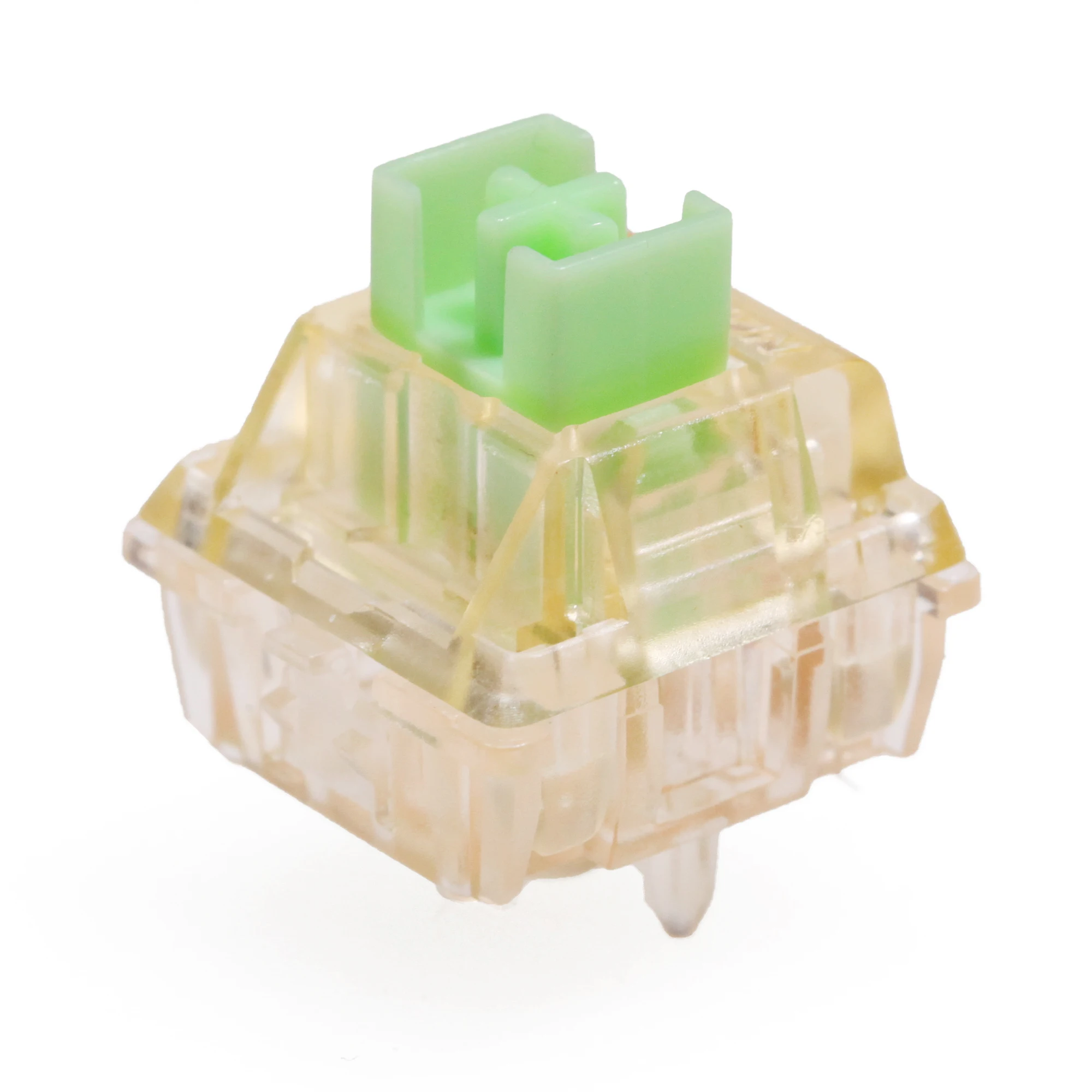 Gateron kangaroo Switch RGB Tactile 59g 63g Switches For Mechanical keyboard mx stem 5pin orange transparent body green