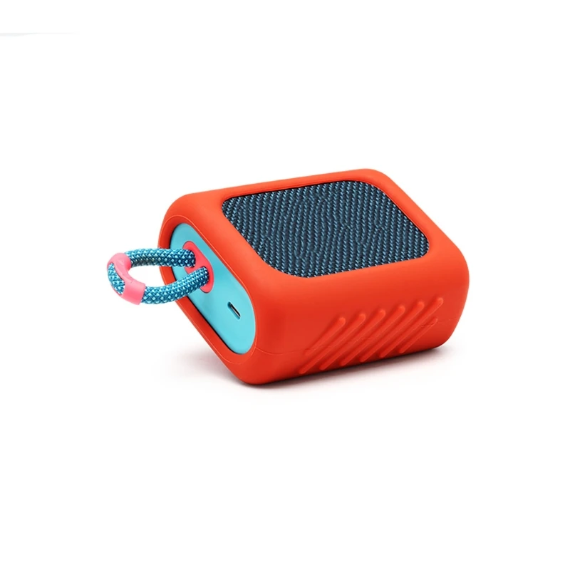 Dust-proof Silicone Case Protective Cover Shell Anti-fall Speaker Case for -JBL GO 3 GO3 Bluetooth-compatible Speaker