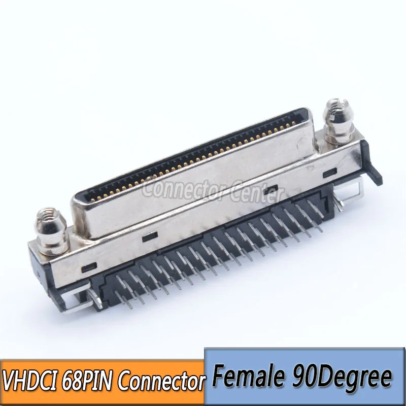 

VHDCI68P Connector SCSI68PIN V68 90Degree For PCB Female