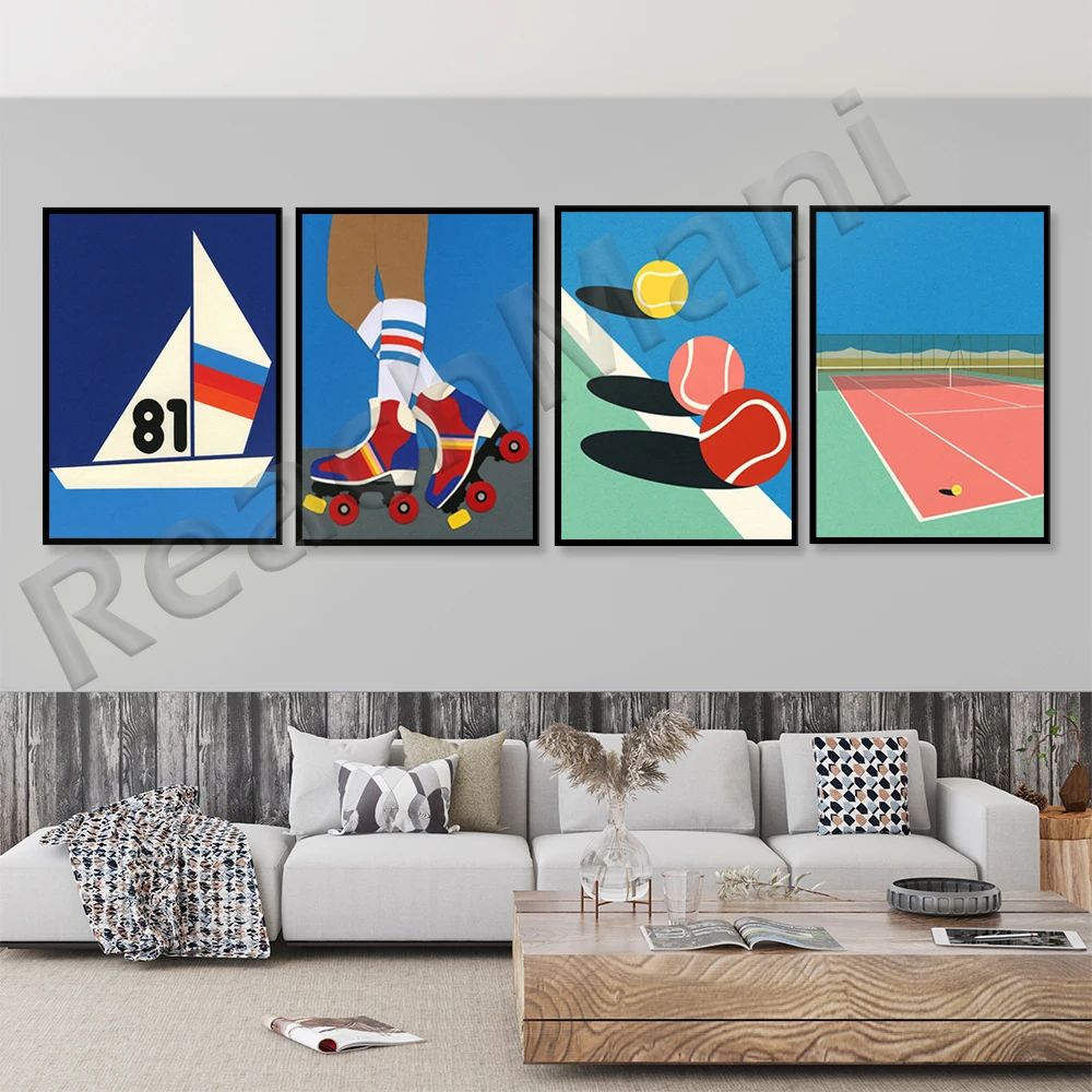 Table tennis poster,sport illu - مراجعة Table Tennis Illustration وسعره