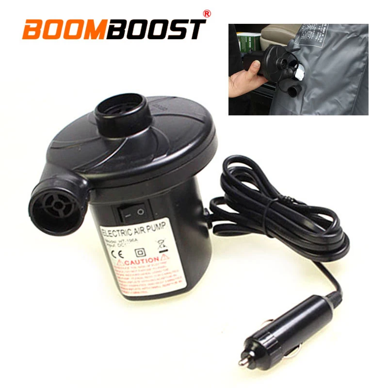 12V/4800PA AC Car Electric Air Pump For Camping Airbed Boat Toy Inflator car air compressor high quality