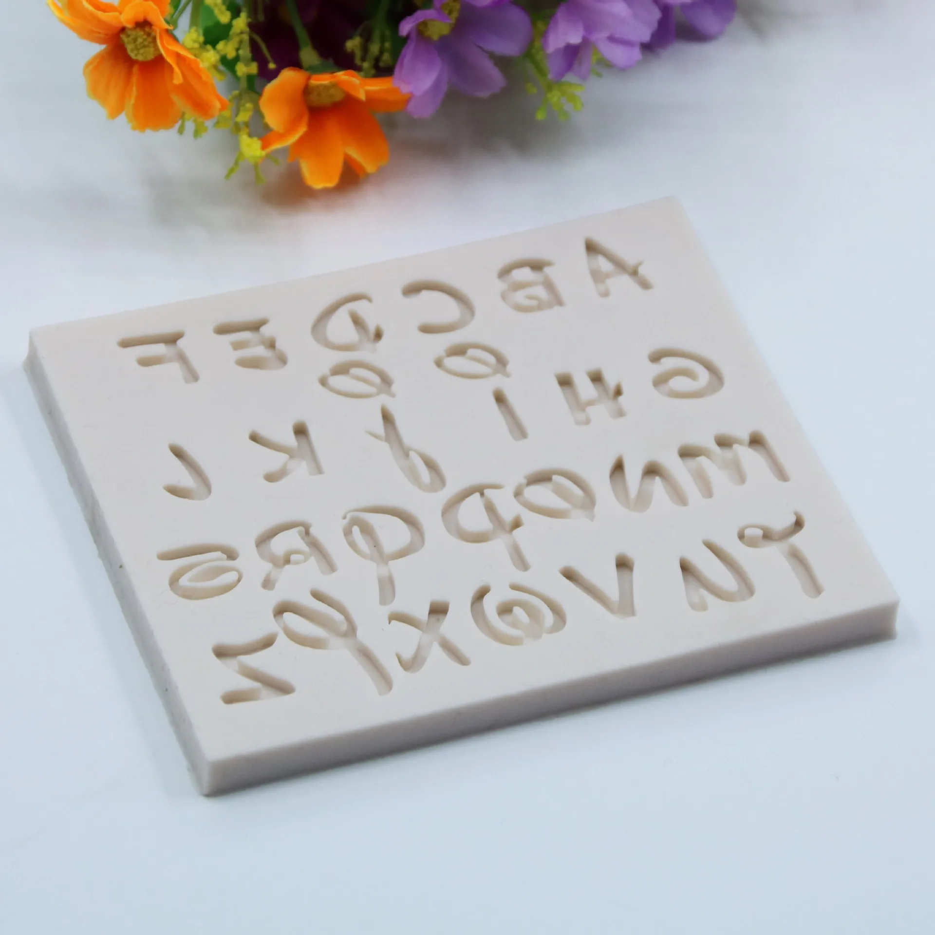 3D Letter Alphabet Silicone Mold Message Board Cake Molds Fondant Topper Chocolate Cake Decorating Tools K688