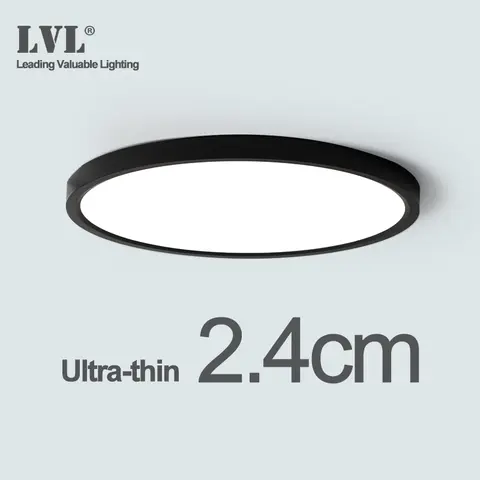 Black LED Ceiling Light 12W-32W LVL