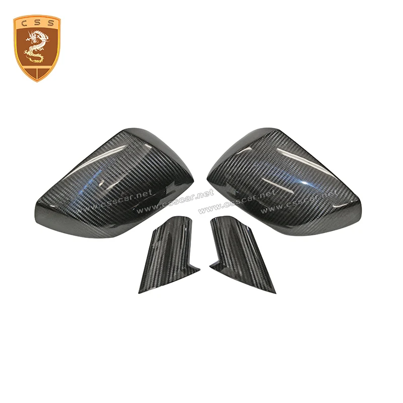 

Car Accessories Dry Carbon Fiber Side Mirror Frame Caps Cover Replacement Fit For 2011-2014 LP700 Side Mirror Car