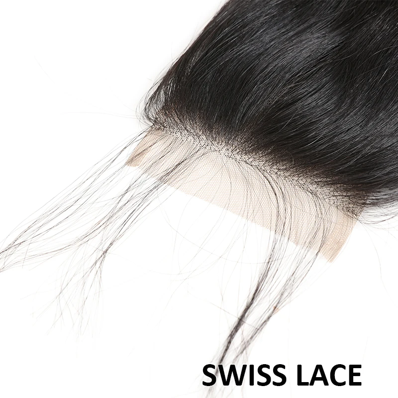HD Lace Closure Brazilian Body Wave 4x4 5x5 Lace Closure With Baby Hair 100% Human Remy Hair 10\
