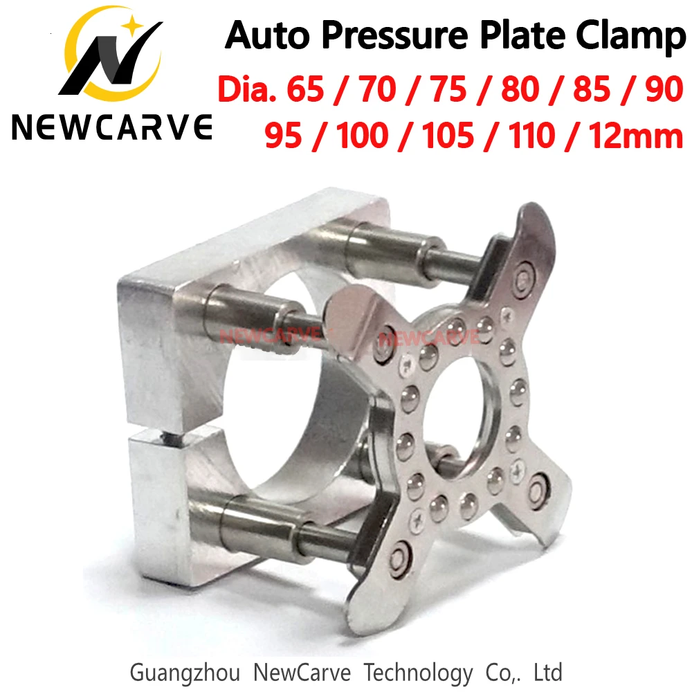 Auto Pressure Plate Clamp 65mm 70mm 75mm 80mm 85mm 90mm 95mm 100mm 105mm 110mm 125mm For CNC Engraving Machine Spindle NEWCARVE