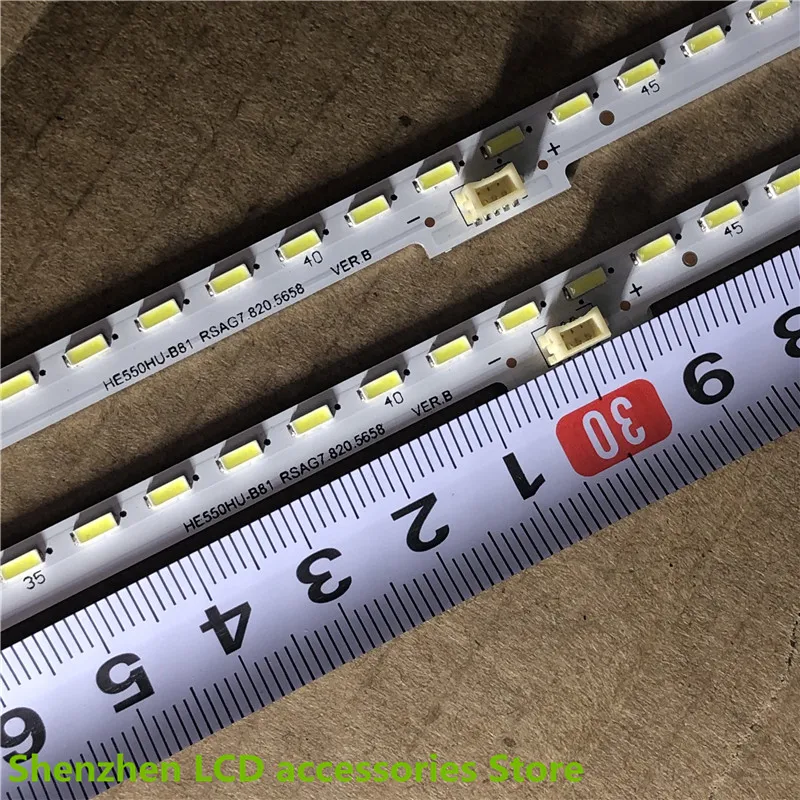 84LED 600MM LED strip for LC-55N7000U HE550HU-B81 RSAG7.820.5658 REV.B LT-1150150-A LT-1139663-A 100%new