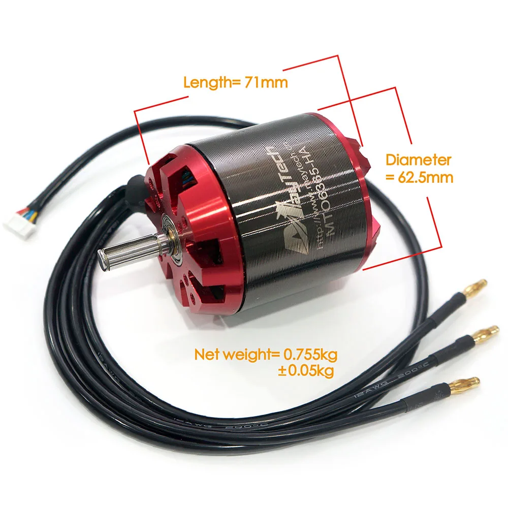 In Stock! Maytech 6365 200KV Brushless Outrunner Sensord BLDC Motor for Electric Longboard 3520W Eskate Robots Motor