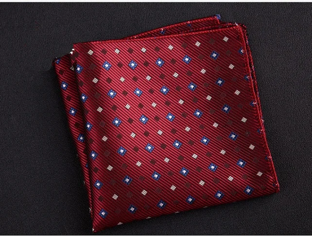 

Handkerchief Polka Dot Striped Floral Printed Hankies Polyester Hanky Business Pocket Square Chest Towel