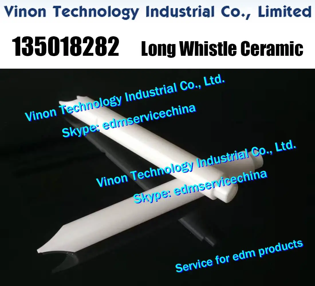 135018282 edm Long Whistle Ceramic for A gieCharmilles CUT20,CUT30,CUT200,CUT300. Whistle for cutter 135.018.282