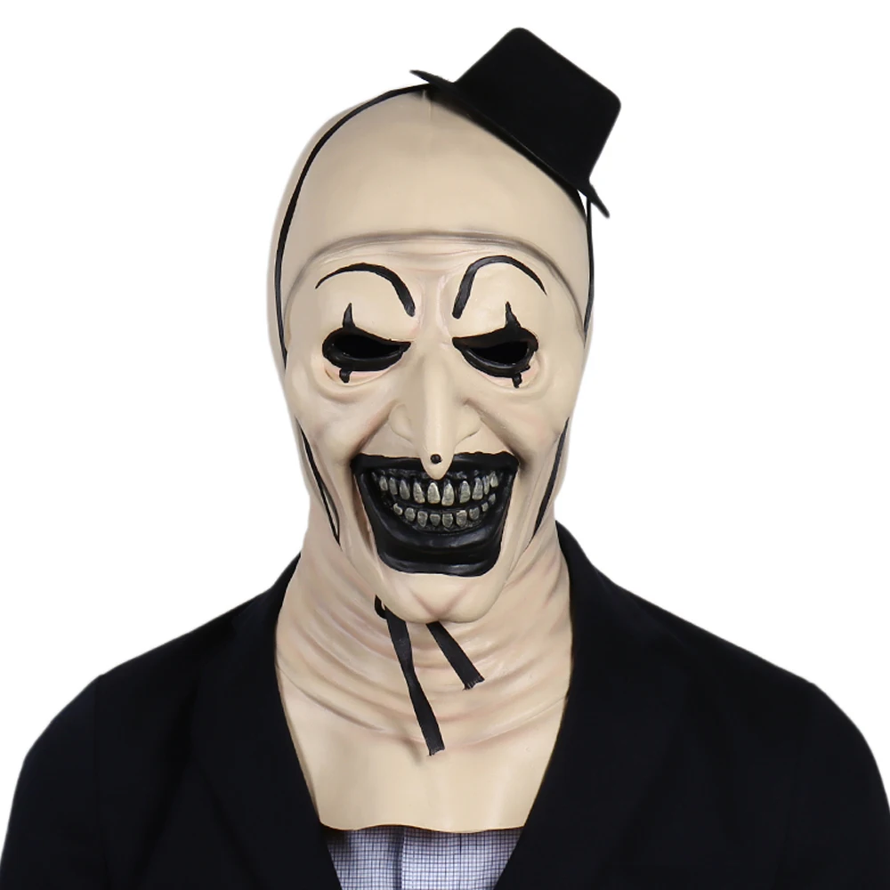 TERRIFIER Mask All Hallows’ Eve Cosplay Masks Horror Anime Latex Masques The Clown Face Mascarillas Halloween Costumes Props