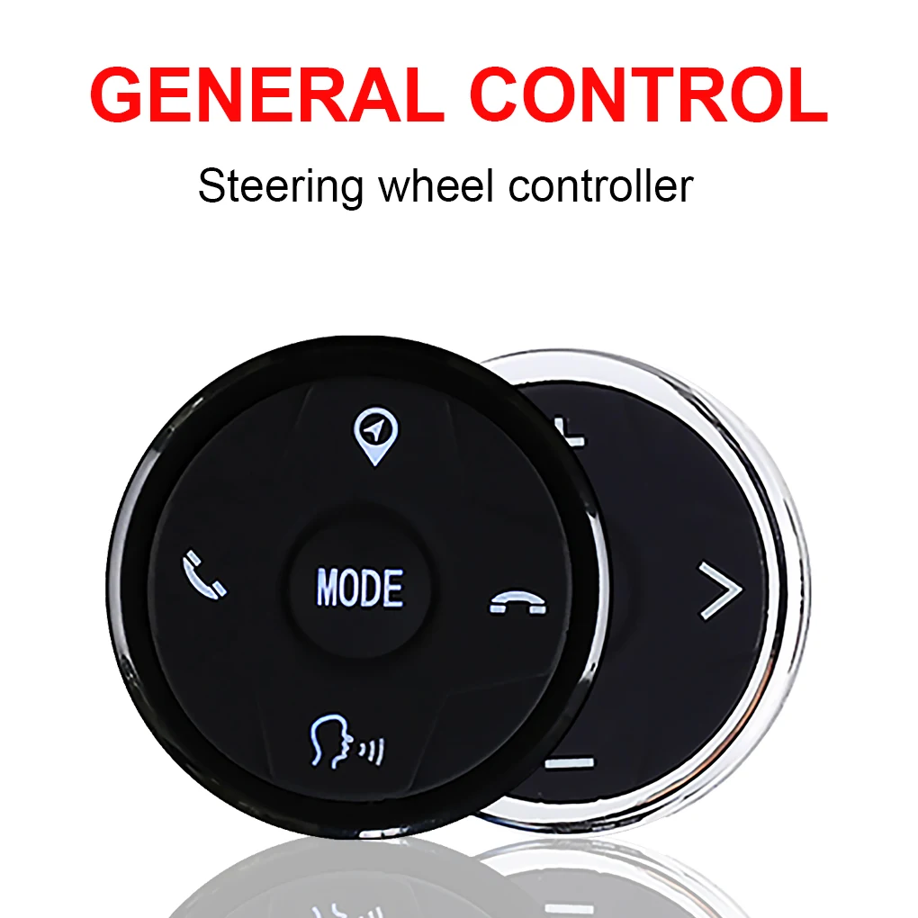 Car Steering Wheel Remote Control Wireless DVD GPS Navigation Radio  10 Keys Music Buttons