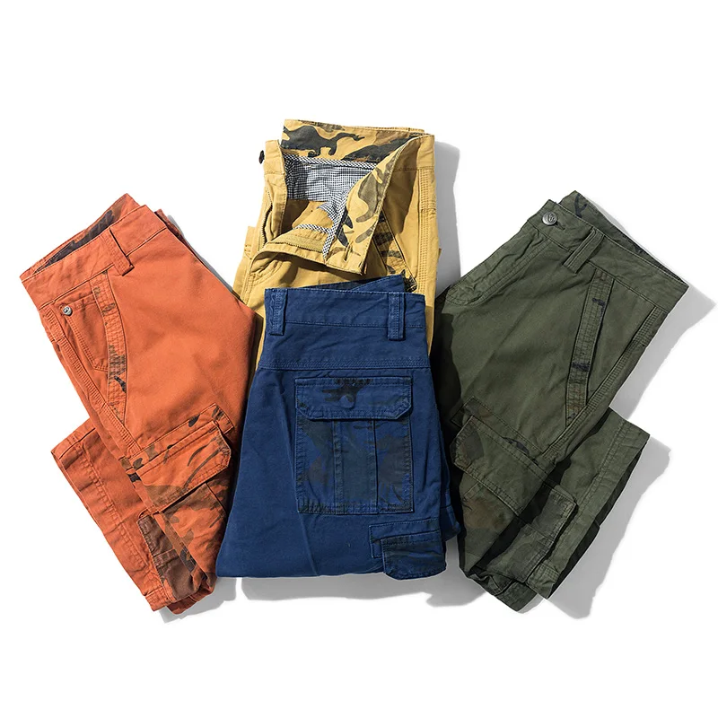 2024 Summer New Camouflage Tactical Cargo Shorts uomo Khaki Jogger Military Cargo Shorts uomo Cotton Casual Loose Men Shorts