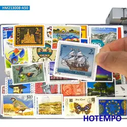 50Pieces Retro Stamps National City Culture Travel Stickers for Phone Scrapbook Luggage Skateboard Bike Car Laptop Sticker Toys