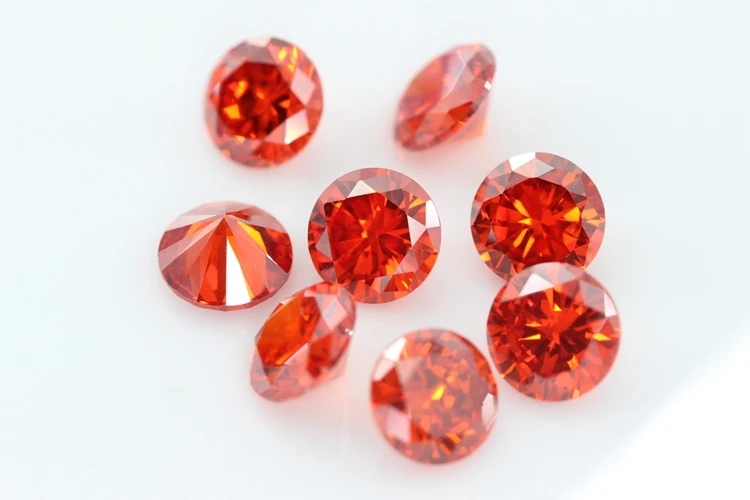 5A Qaulity 1.0~3.0mm Various 20 Colors Loose Cubic Zirconia Stones Round Brilliant Cut Loose CZ Synthetic Gem For Woman Jewelry