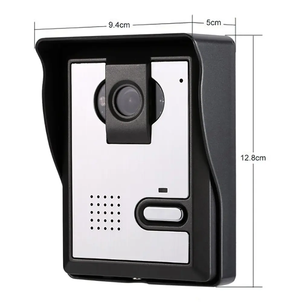 Vídeo porteiro campainha 7 lcd lcd lcd com fio sistema de telefone video da porta 700tvl câmera ir ao ar livre com bloqueio magentic desbloquear