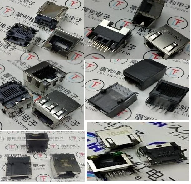 5PCS  RJ45 network port Connector    406549-1   1116202-1   1368398-1   1770575-3    2201061-1  6605444-6